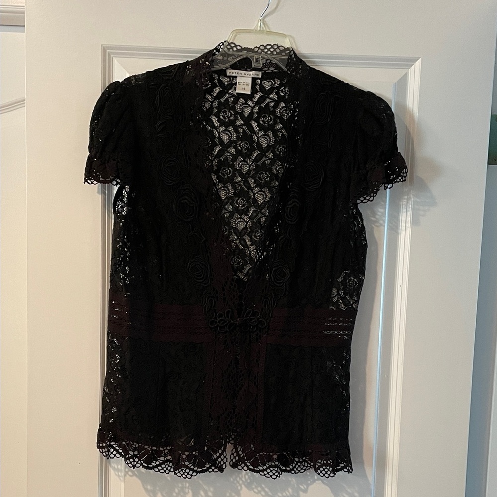 Peter Nygard Black Lace jacket